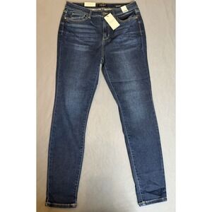 Judy Blue Skinny Fit Jeans Womens Size 13/31 Dark Blue Hight Waist Stretch NEW!